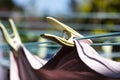 Laundry out to dry Royalty Free Stock Photo