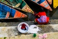 Laundry in the Phewa Lake , Pokhara