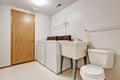 Laundry room interior in old house Royalty Free Stock Photo