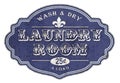 Laundry Room Sign Plaque Vintage