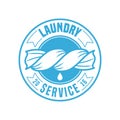 Laundry room vector template logo