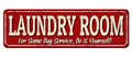 Laundry room vintage metal sign Royalty Free Stock Photo