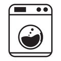 Laundry Service icon on white background. flat style. Icon design laundry business concept. Washing Machine symbol. Laundry