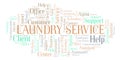 Laundry Service word cloud.