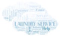 Laundry Service word cloud.