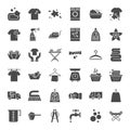 Laundry Solid Web Icons