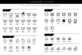 Laundry Vector Icons set, full collection