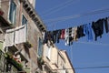 Laundry in Venice, Italy. Royalty Free Stock Photo