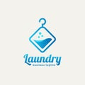 Laundry Washer minimalist line art flat logo icon