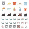 Laundry and washing icon