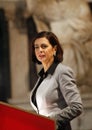 Laura Boldrini, President of the Chamber of Deputies Royalty Free Stock Photo