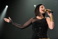 Laura Pausini during the live concert