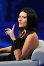 Laura Pausini during the live show