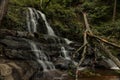 Laurel Falls in the Great Smoky Mountains National Park Royalty Free Stock Photo