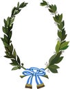 Laurel and olive wreath