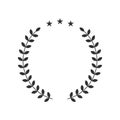 Laurel wreath graphic icon