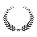 Laurel wreath icon, award for winning celebration