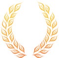Laurel wreath Royalty Free Stock Photo
