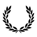 Laurel wreath vector eps Hand drawn, Vector, Eps, Logo, Icon, crafteroks, silhouette Illustration for different uses Royalty Free Stock Photo