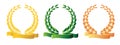 Laurel wreaths Royalty Free Stock Photo