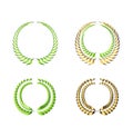 Laurel Wreaths Vector Royalty Free Stock Photo