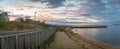 Laurence Harbor Sunset Panorama