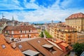 Lausanne city in Switzerland Swiss Royalty Free Stock Photo