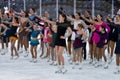 Lausanne, Switzerland, December 4, 2022 : Inauguration of the first World Ice Skating Day at Vaudoise Arena