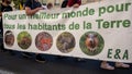 Manifestation in favor of the end of speciesism. Campaign of Stop au speciesism