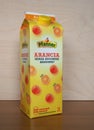 LAUTERACH - CIRCA FEBRUARY 2021: Pfanner juice tetra pack