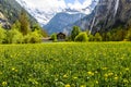 Lauterbrunnen, Switzerland, Panorama, nice house