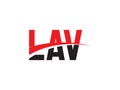 LAV Letter Initial Logo Design Royalty Free Stock Photo