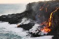 Lava Big Island  Hawaii Royalty Free Stock Photo