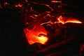 Lava Big Island  Hawaii Royalty Free Stock Photo