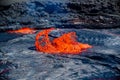 Lava buble at the Erta Ale Royalty Free Stock Photo