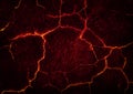 Lava crack ground Royalty Free Stock Photo