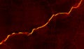 Lava crack ground Royalty Free Stock Photo