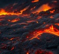 Lava Field Mountain Travel Background