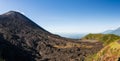 Lava field on Pacaya volcano slope Royalty Free Stock Photo