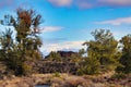 Lava Fields at Devil\'s Orchard, Craters of the Moon National Monument and Preserve in Idaho. Royalty Free Stock Photo