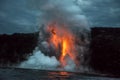 Lava flow in Hawaii Royalty Free Stock Photo