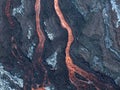 Lava flow at Hawaii Volcano National Park, USA