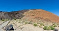 Lava flow on the hill-side of the Teide Volcano. Parque Nacional del Teide on Tenerife, Canary Islands Royalty Free Stock Photo