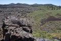 Lava flow at Craters of the Moon National Monument and Preserve Royalty Free Stock Photo