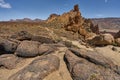 Lava formations at Roques de Garcia Royalty Free Stock Photo