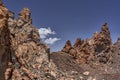 Lava formations at Roques de Garcia Royalty Free Stock Photo