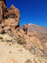 Lava formed weird shapes in El Teide National Park, Tenerife, Canary Islands