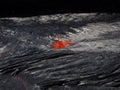 Lava inside Erta Ale volcano Royalty Free Stock Photo