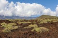 Lava landscape in Malpais de Guimar badlands, Puertito de Guimar, Tenerife, Spain Royalty Free Stock Photo