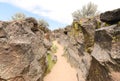 Lava rock formations